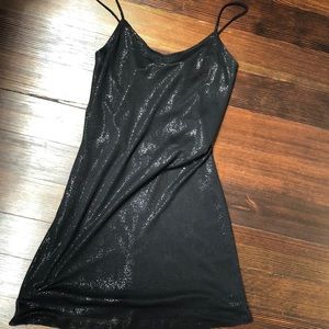 Vintage black Stardust mini dress
